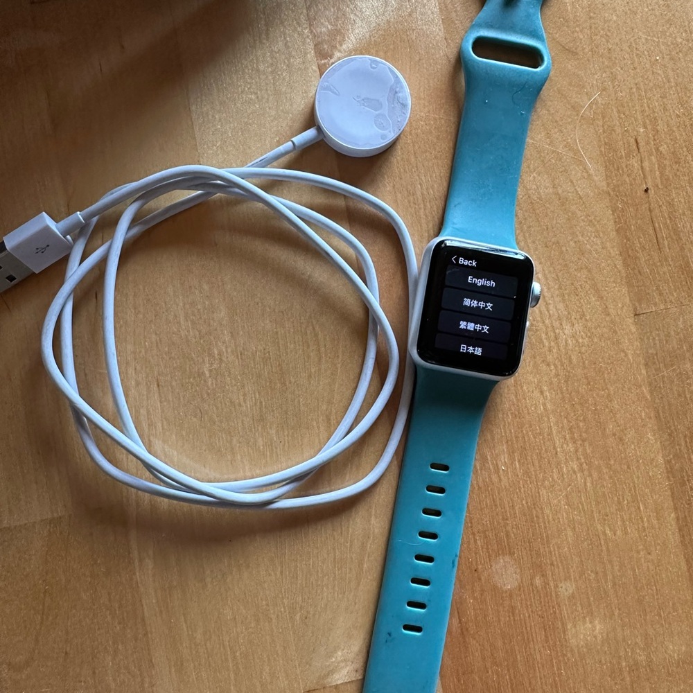 Smartwatch with Blue Band